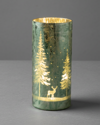 Evergreen Forest Winter LED Cylinder