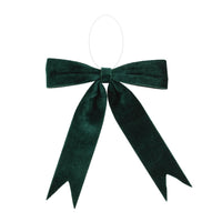 Emerald Green Bow Ornament 13"