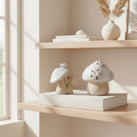 Porcelain Mushroom Sitter