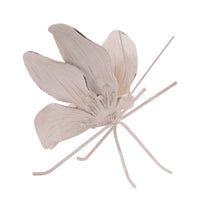 White Resin Tabletop Butterfly