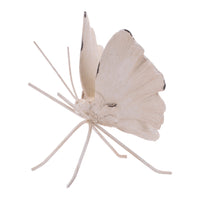 White Resin Tabletop Butterfly