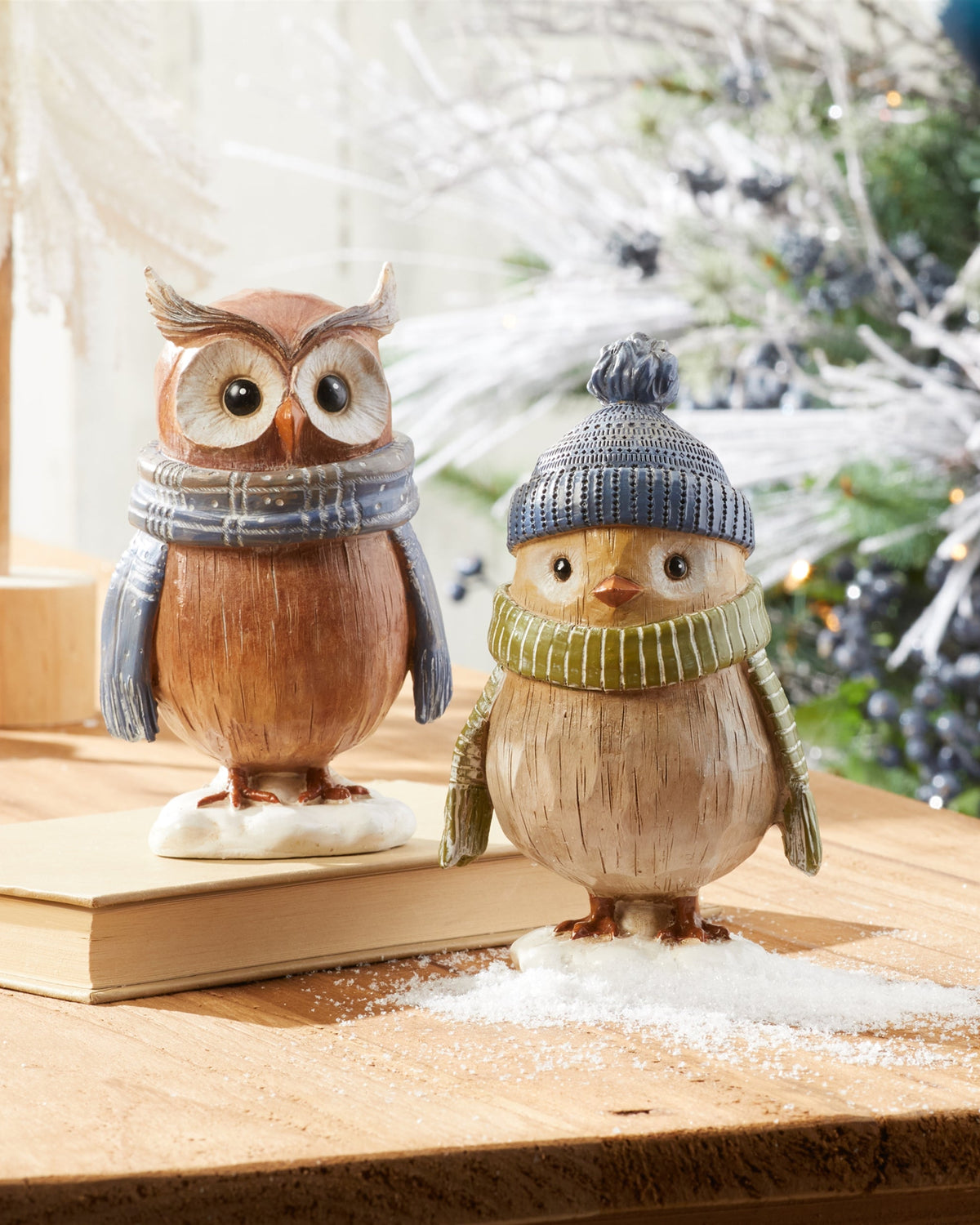 Resin Winter Feathered Friend