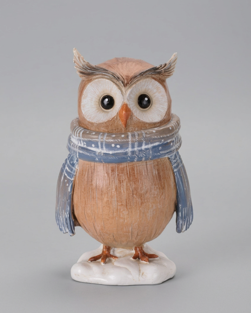 Resin Winter Feathered Friend
