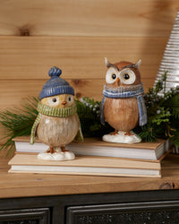 Resin Winter Feathered Friend