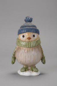 Resin Winter Feathered Friend
