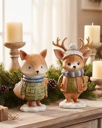 Resin Winter Forest Friend