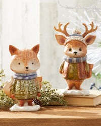 Resin Winter Forest Friend