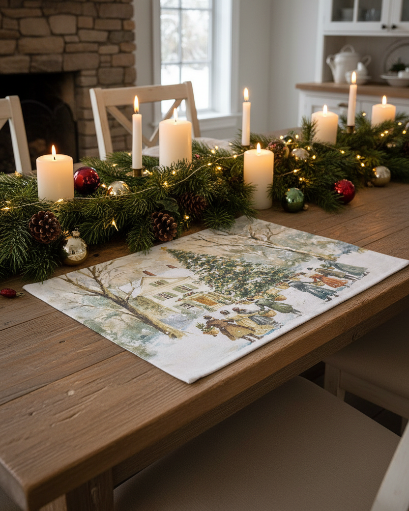 Winter In The Country Textile Collection