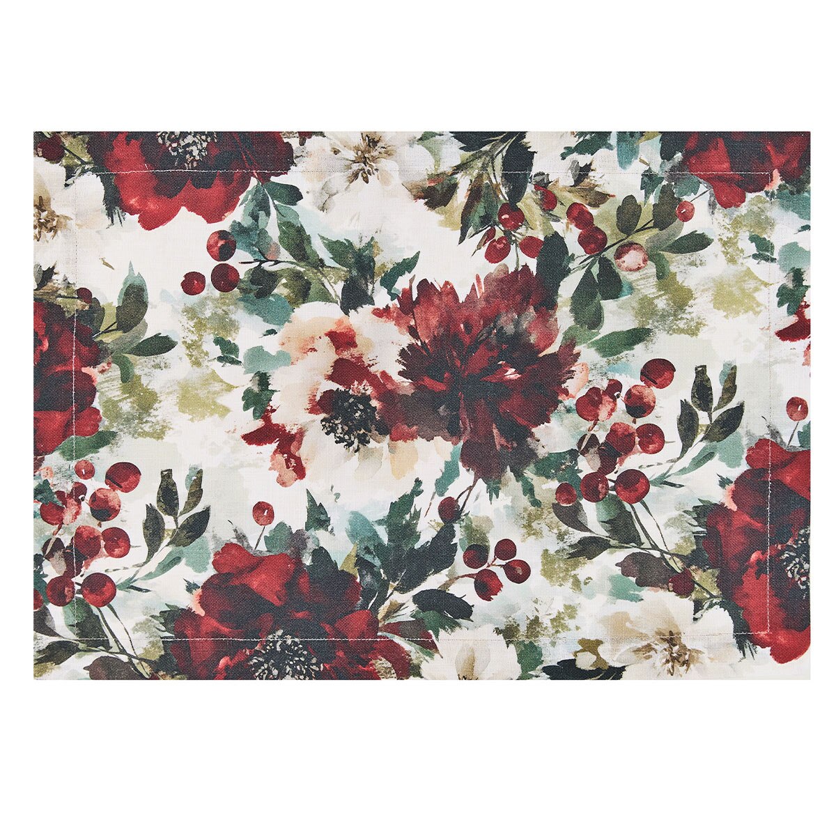 Merlot Camelias Textile Collection