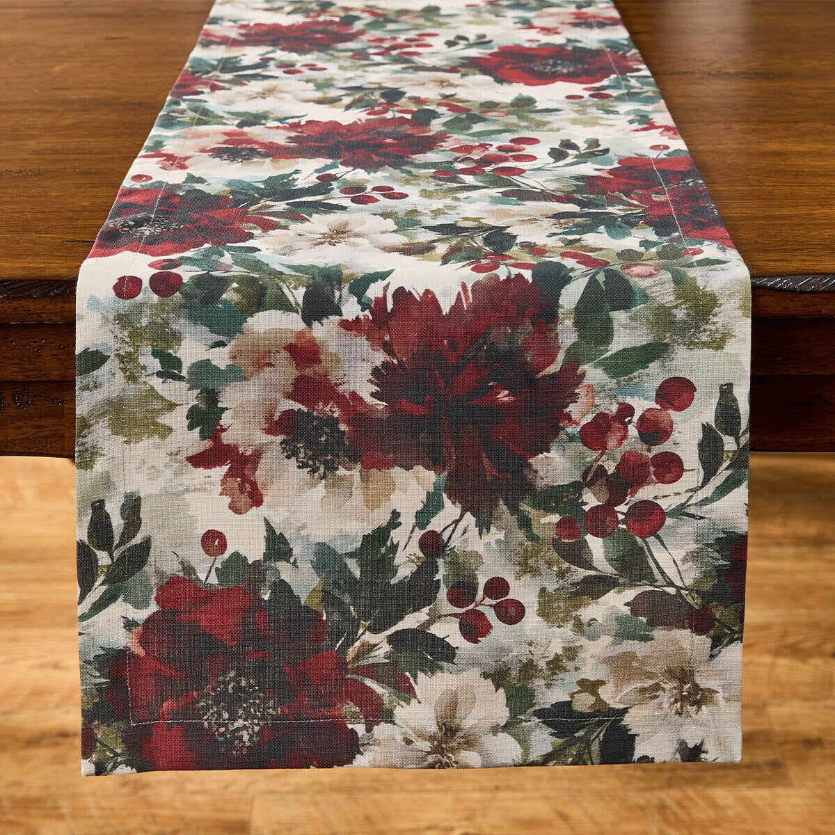 Merlot Camelias Textile Collection