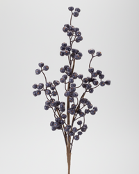 Slate Blue Berry Branch 25"H