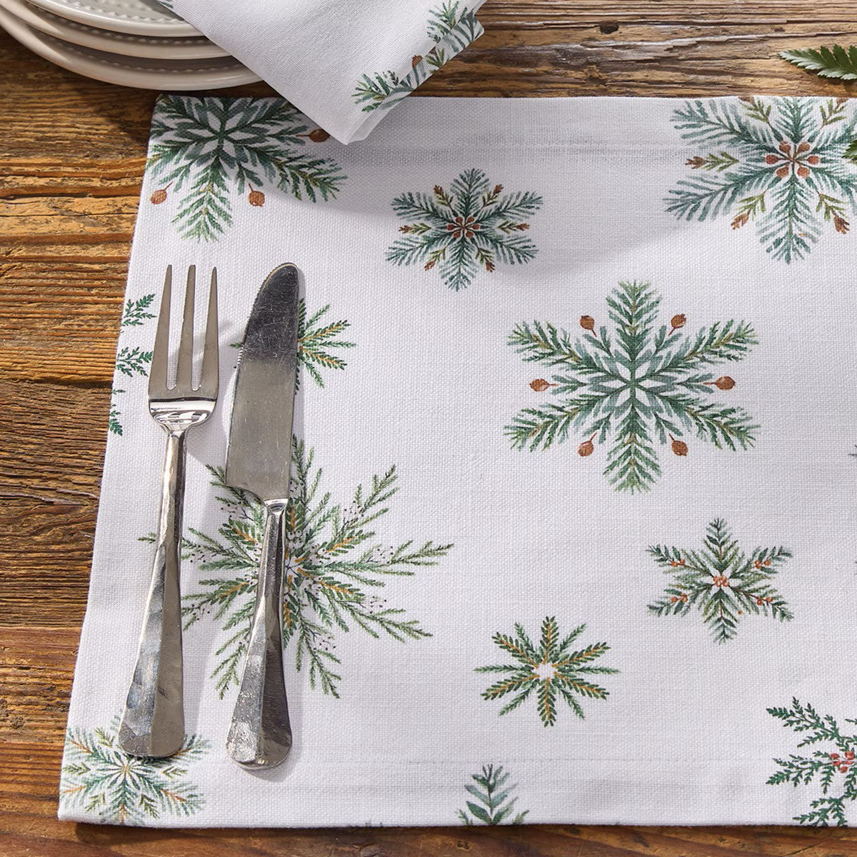 Williamsburg Holiday Snowfall Textile Collection