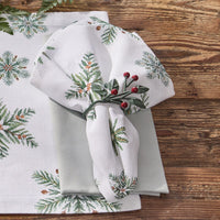 Williamsburg Holiday Snowfall Textile Collection