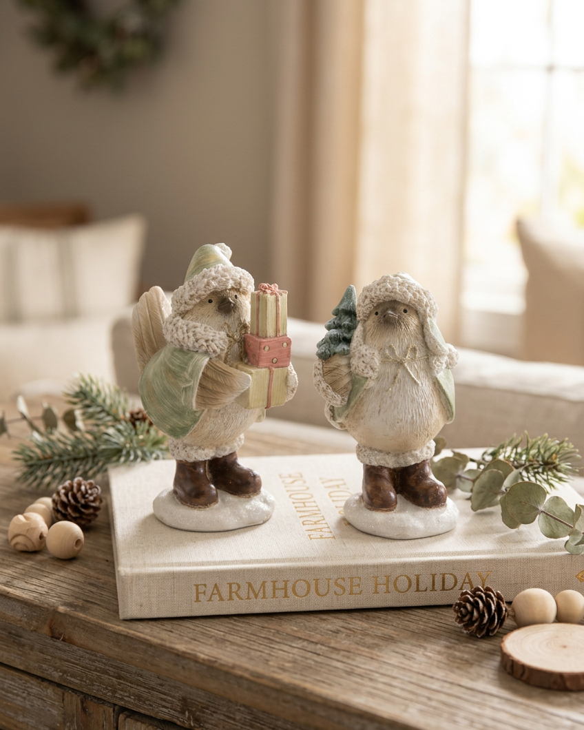 Christmas Bird With Boots
