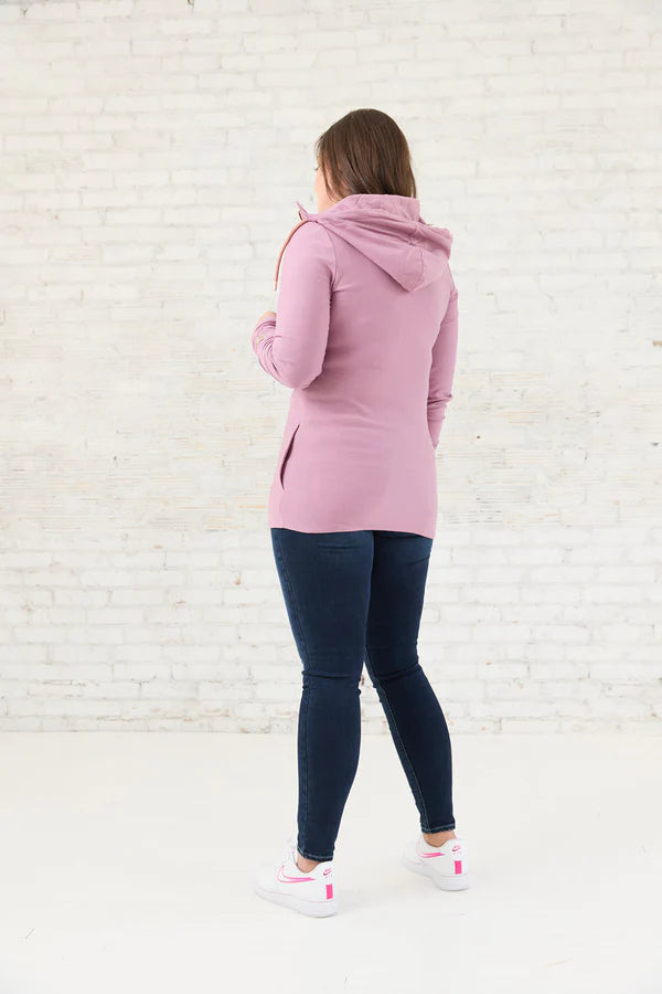 Ginger With Rose Gold Full Zip Hoodie