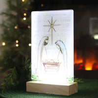 Acrylic LED Holy Family Sign