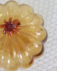 Amber Glass Pumpkin