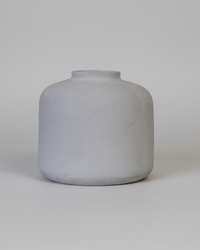 Ivory Paper Mache Terracotta Handmade Vase