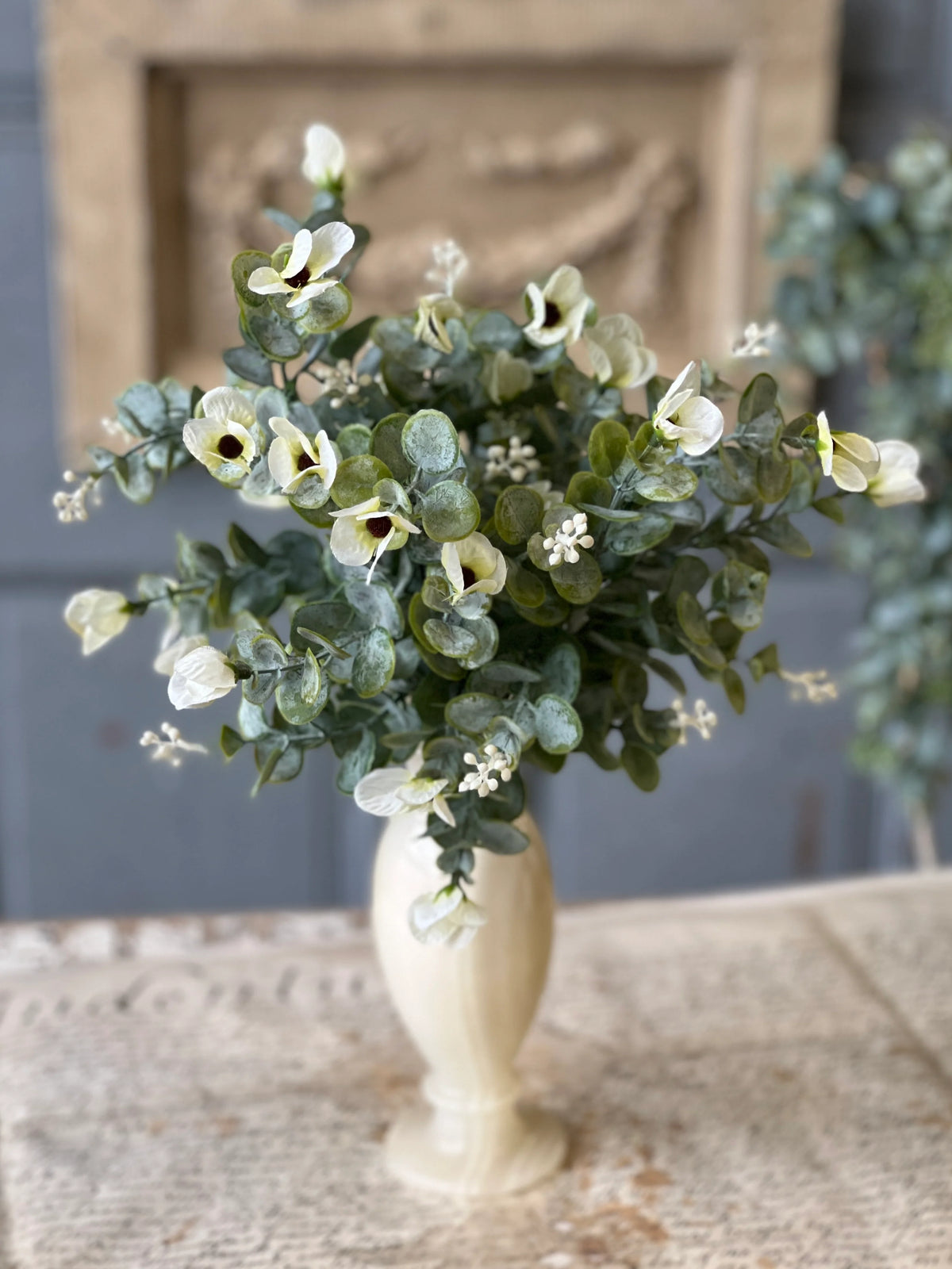 Folklore Florets Cream Greenery Collection