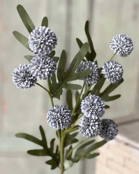 Flitter Poms Bush Blue 29"L