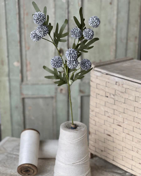 Flitter Poms Bush Blue 29"L