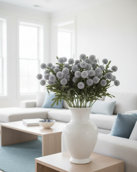 Flitter Poms Bush Blue 29"L