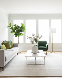 Flitter Poms Bush Cream 29"L