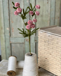 Flitter Poms Bush Rose 29"L