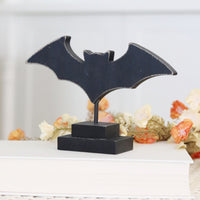 Bat Wood Cutout On Stand