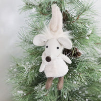 Beige Mouse Ornament