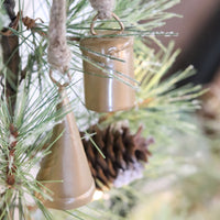 Handmade Mini Antique Bells Gold