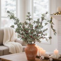 Glittered Mistletoe Greenery Collection