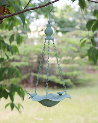Hanging Bird Feeder Teal