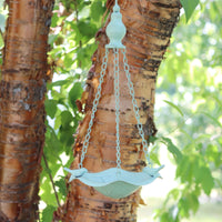 Hanging Bird Feeder Teal