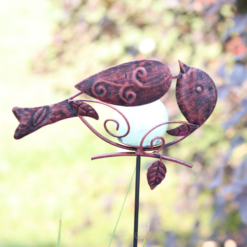 Glow In the Dark Garden Bird Stake