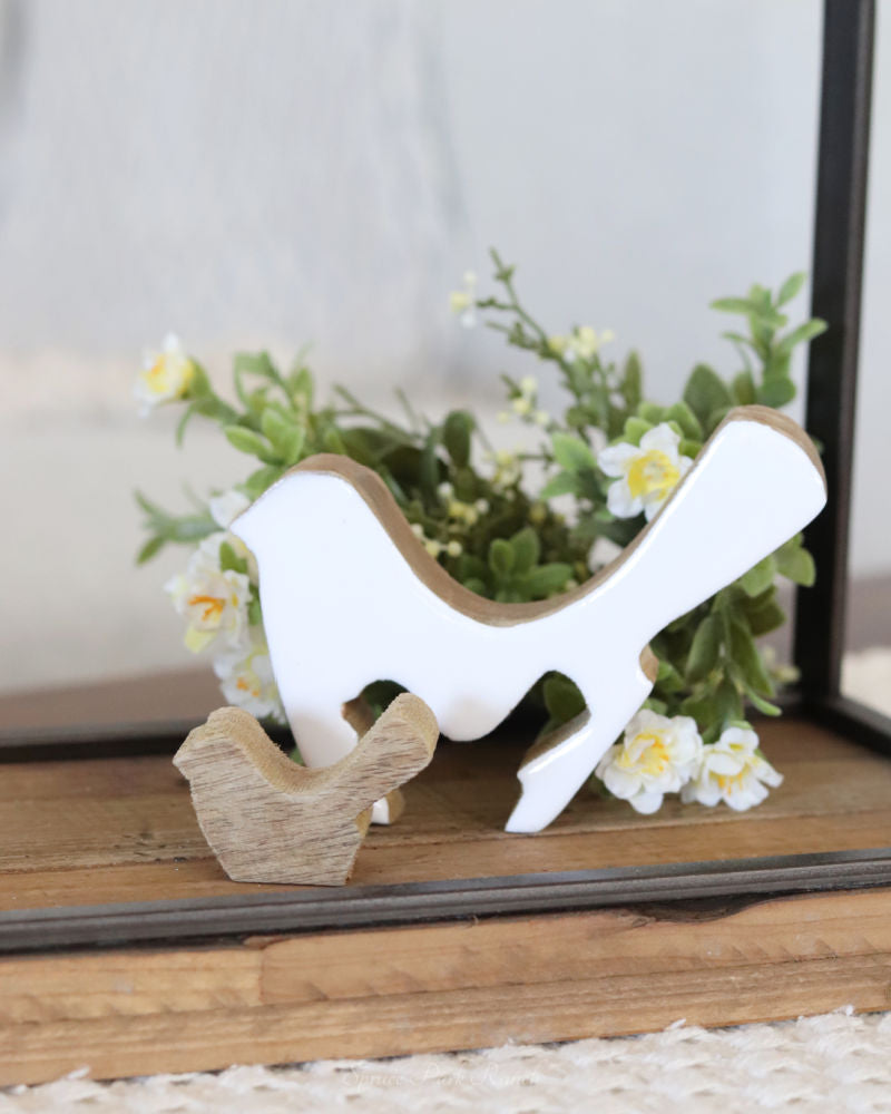Layered Wooden Bird Set