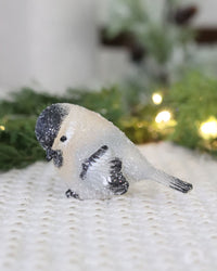 Holiday Chickadee Bird Figure