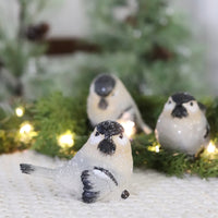 Holiday Chickadee Bird Figure