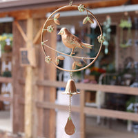 Metal Bird Wind Chime 23"L