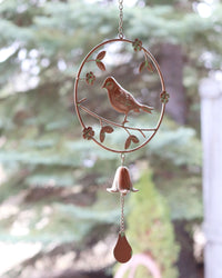 Metal Bird Wind Chime 23"L