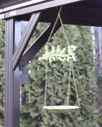 Metal Friendly Flock Hanging Bird Feeder