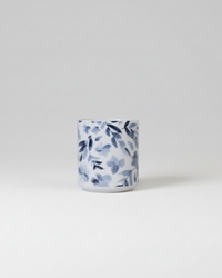 Blue Floral Drop Pot