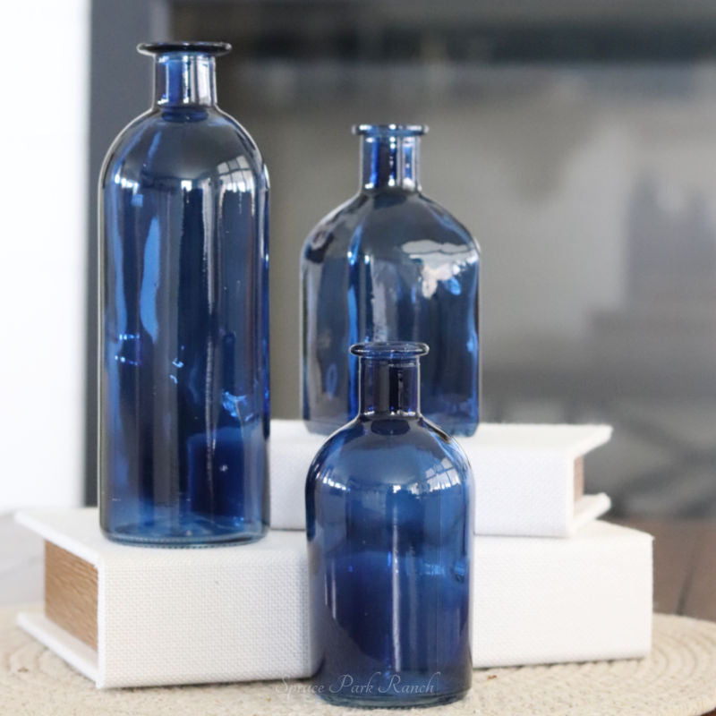 Blue Glass Bottles
