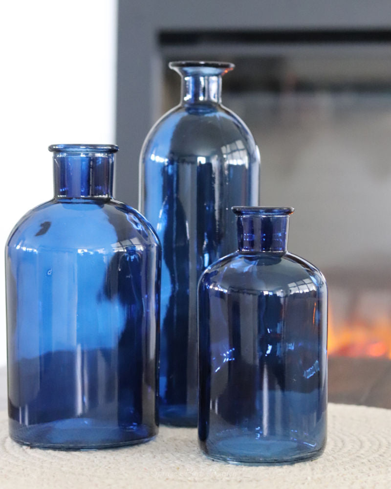 Blue Glass Bottles