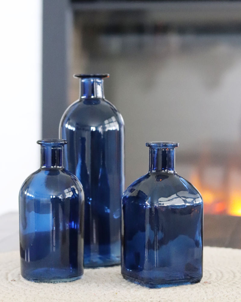 Blue Glass Bottles