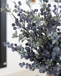 Blue Grape Berry Stem 28"