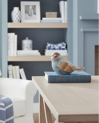 Resin Blue and Brown Bird