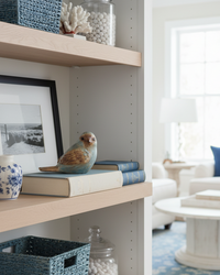 Resin Blue and Brown Bird