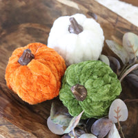 Braided Mini Fabric Pumpkin