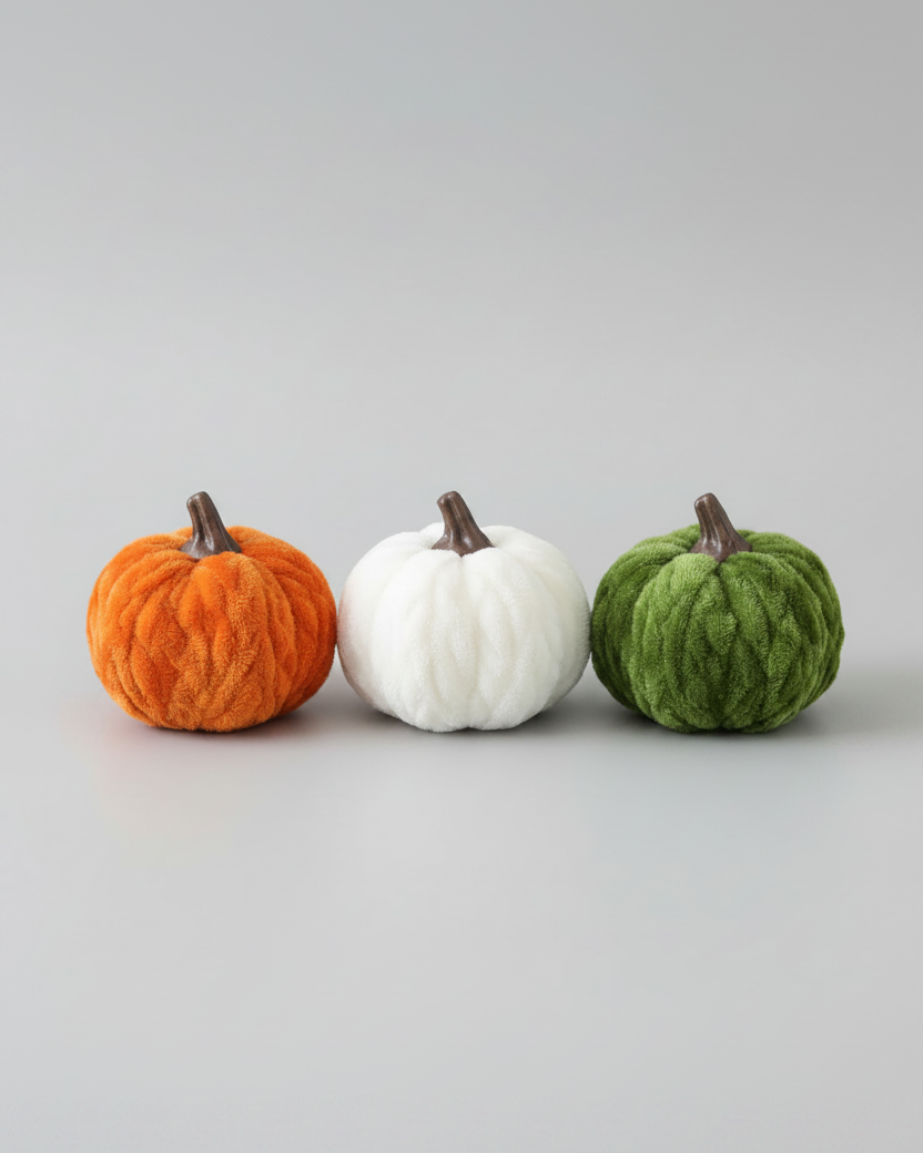 Braided Mini Fabric Pumpkin